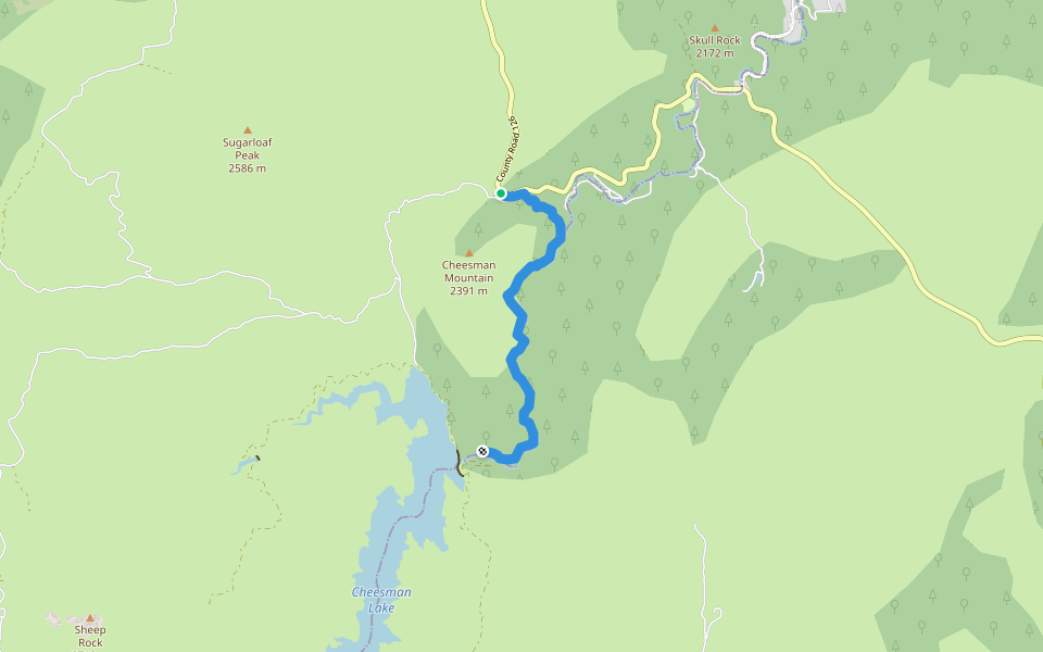 Cheeseman Canyon Trail