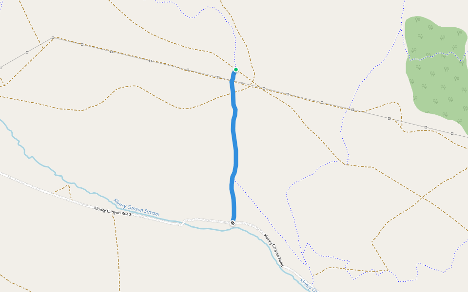 Cow Slush walking route map in Winnemucca