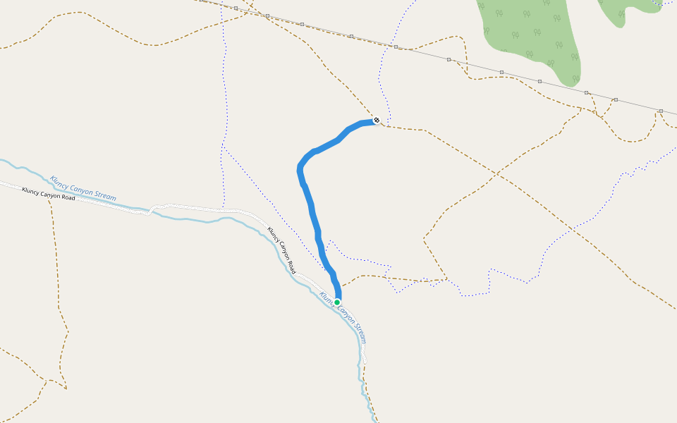 Mountain View walking route map in Winnemucca