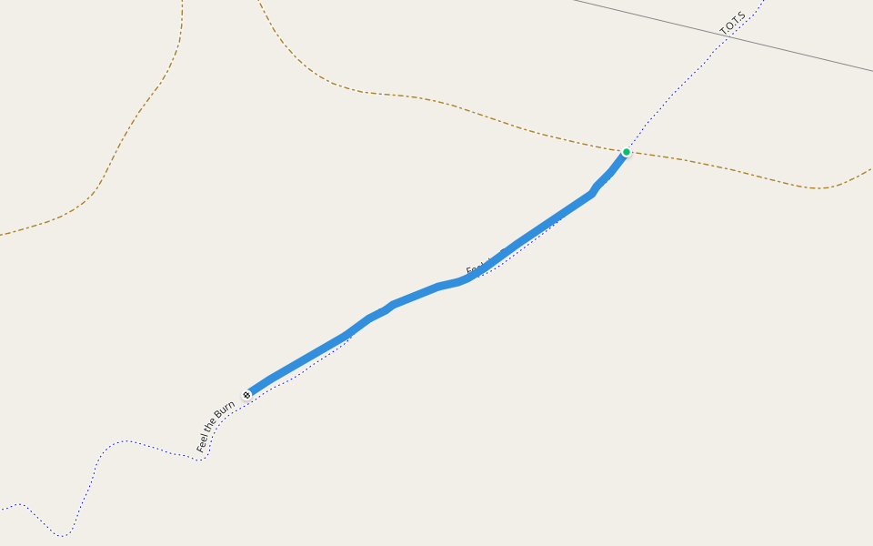 Feel the Burn walking route map in Winnemucca