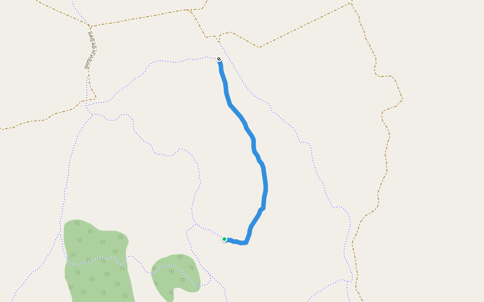Badgers Den walking route map in Winnemucca
