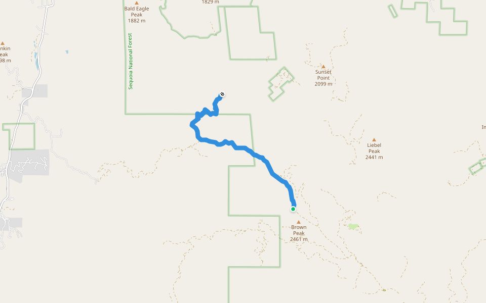 Solomon Trail (TR 46) walking route map in Burton Mill