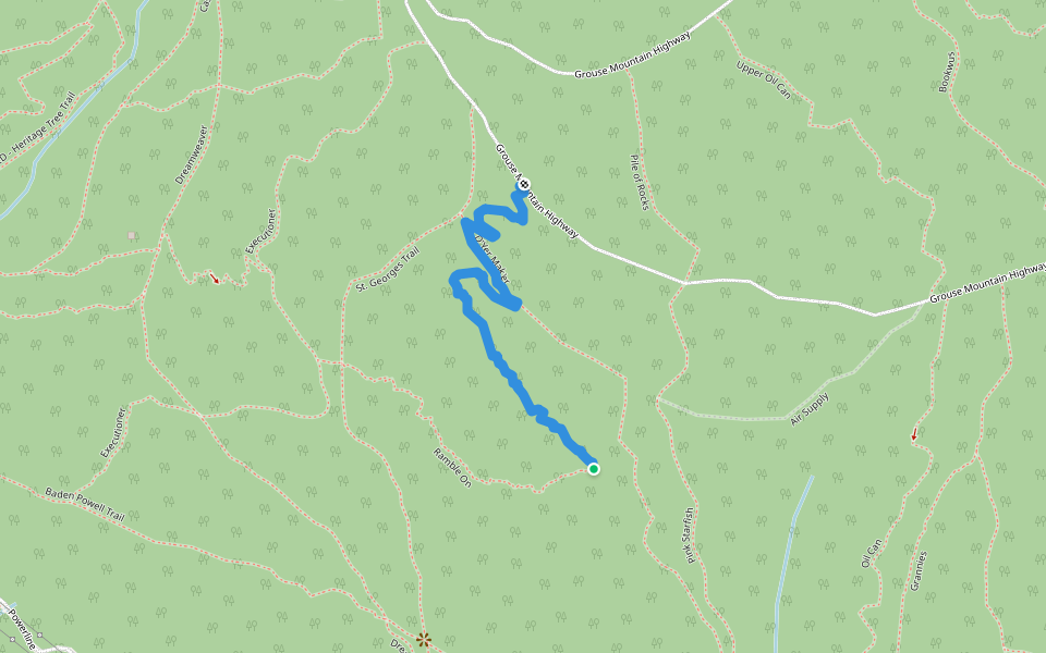 D'Yer Mak'er Hiking Trail North Vancouver, British Columbia Pacer