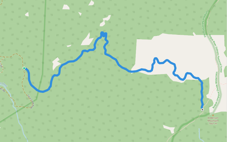 Sandstone Trail walking route map in Prospect
