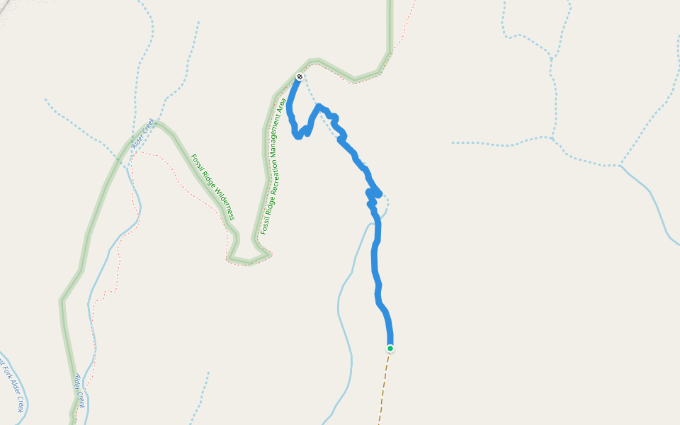 Willow Creek Trail 479 walking route map in Ohio City