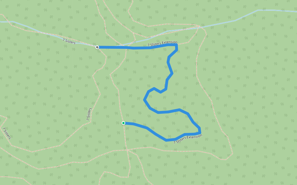 7 SIsters Extension walking route map in Everett
