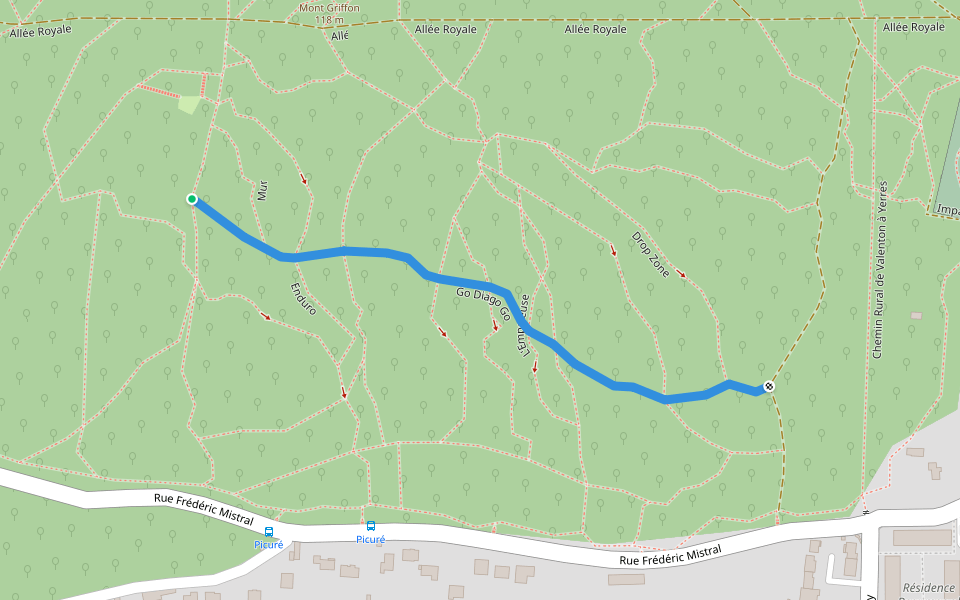 Go Diago Go walking route map in Yerres