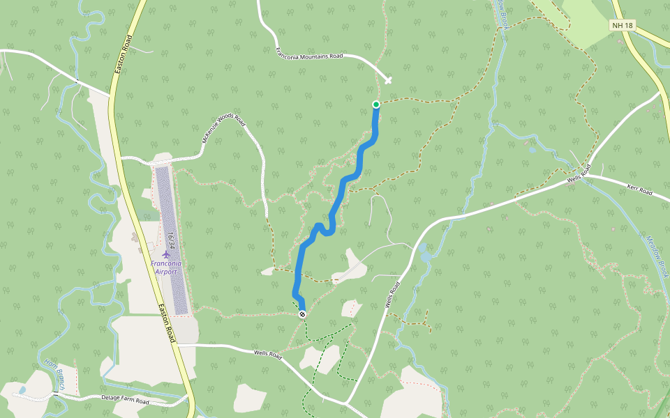 The Ridge Rochester Nh Map Ridge Run in New Hampshire | Walking Map