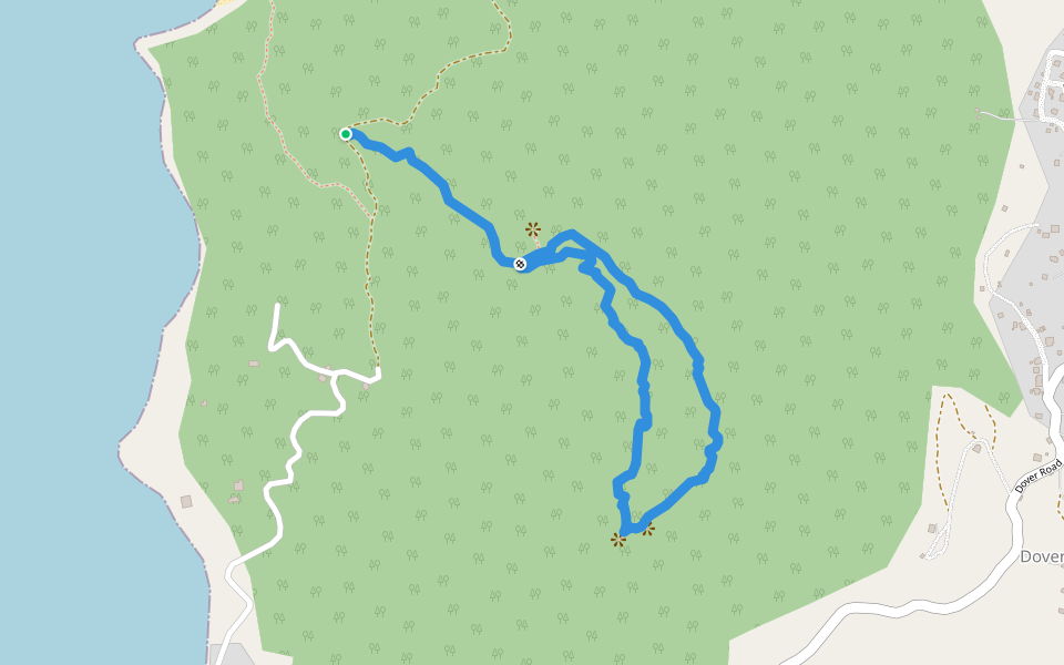 High North National Park Nature Trail walking route map in L'Appelle