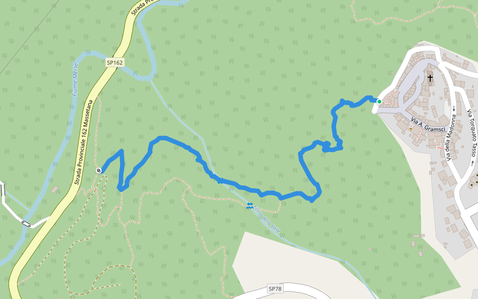 SCHIACCIOLI - BoccheggianoWildTrail walking route map in Boccheggiano