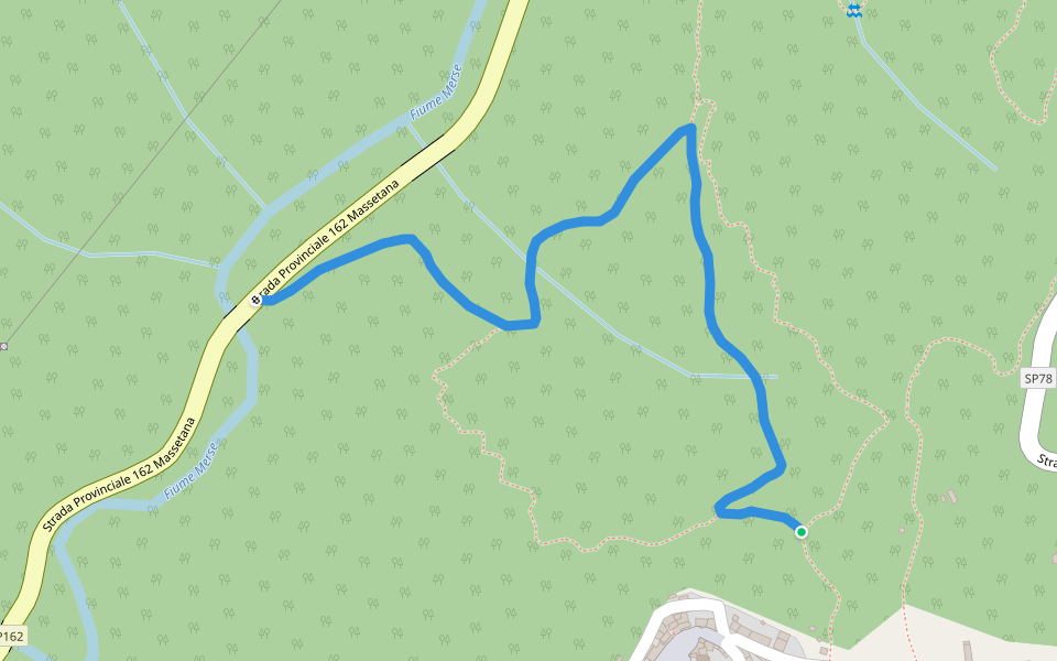 ESTER - BoccheggianoWildTrail walking route map in Boccheggiano