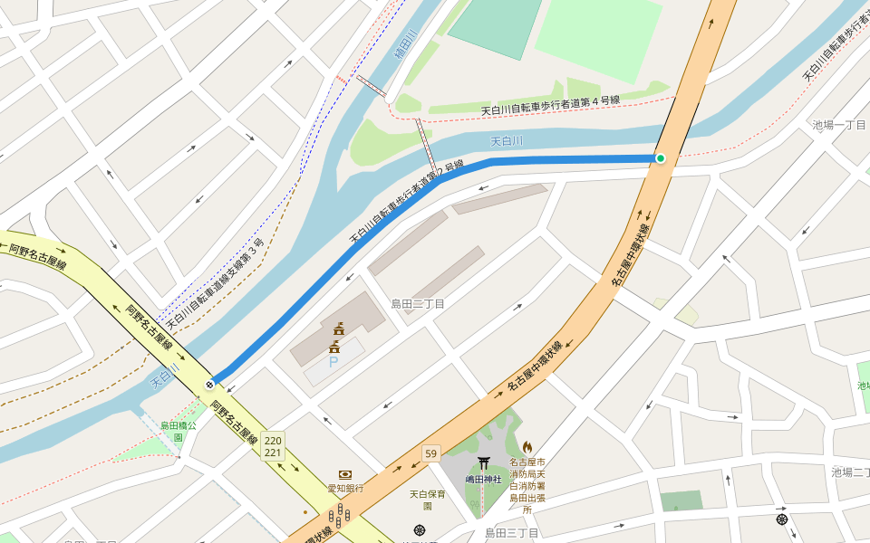 天白川自転車歩行者道第２号線