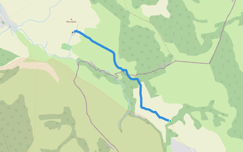 Chuchfortresstrail walking route map in Seliștat
