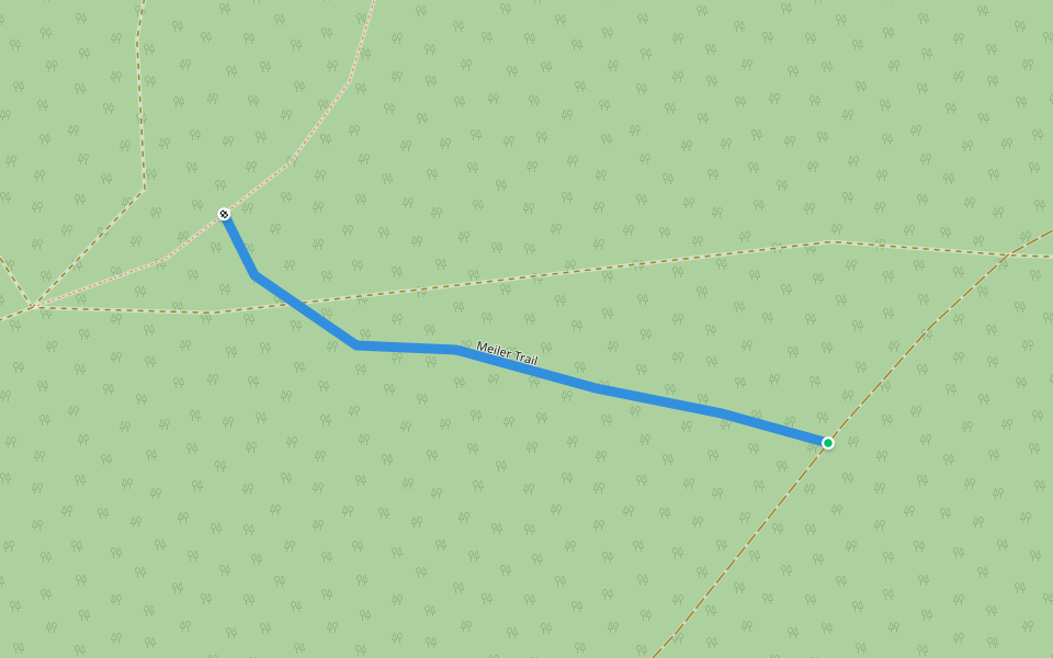 Meiler Trail walking route map in Heimbuchenthal