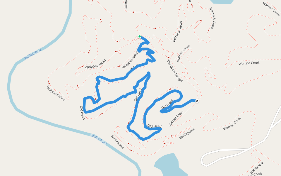 Old Head walking route map in Boomer