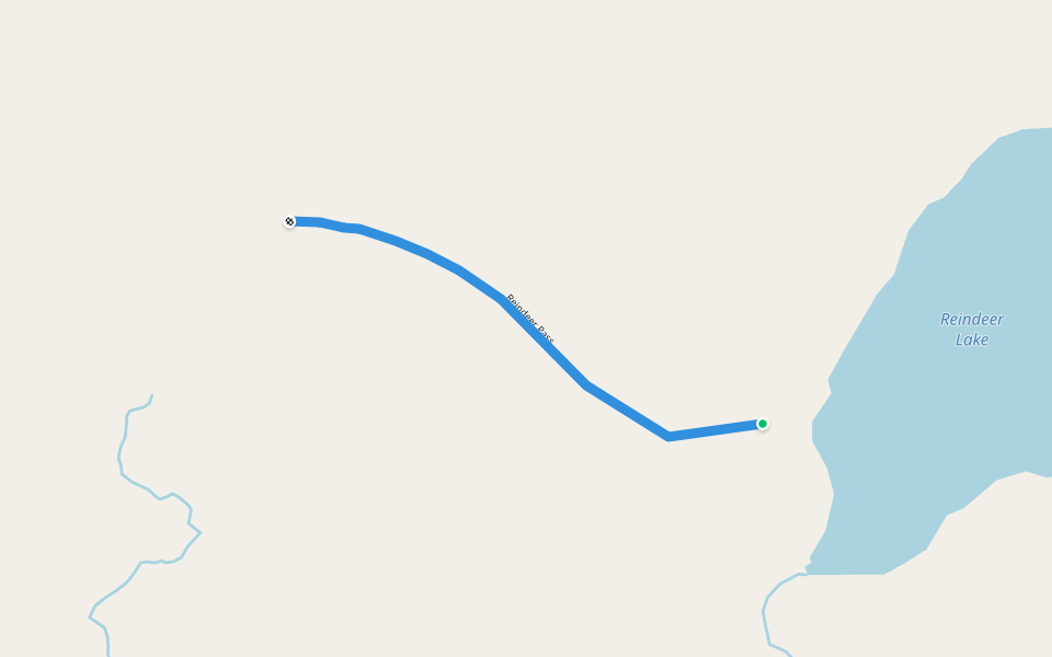 Reindeer Pass walking route map in Stromness