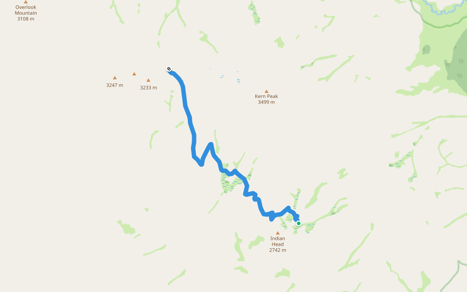 Cold Meadows Trail Hiking Pearsonville, California Pacer