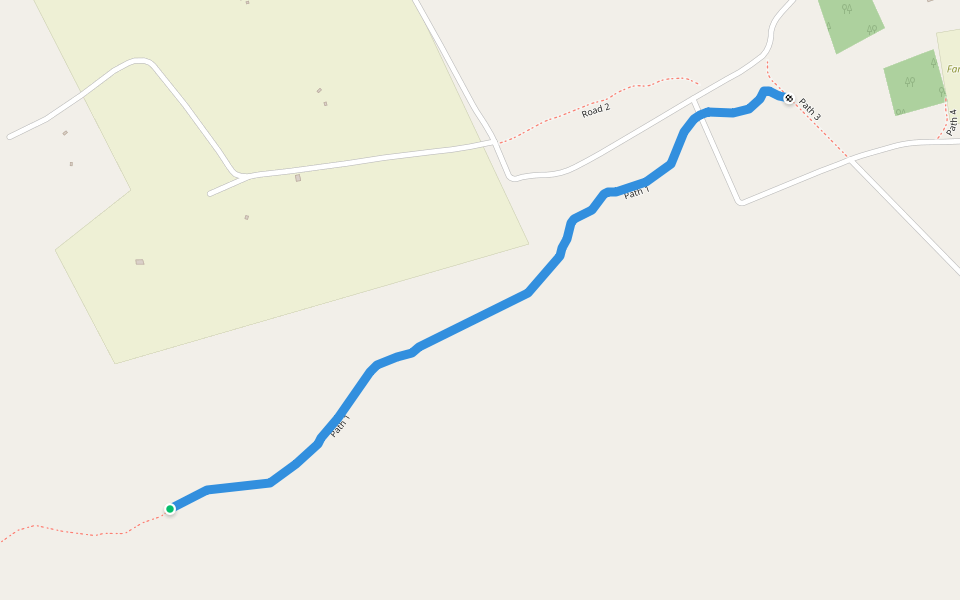 Path 1 walking route map in ناصر