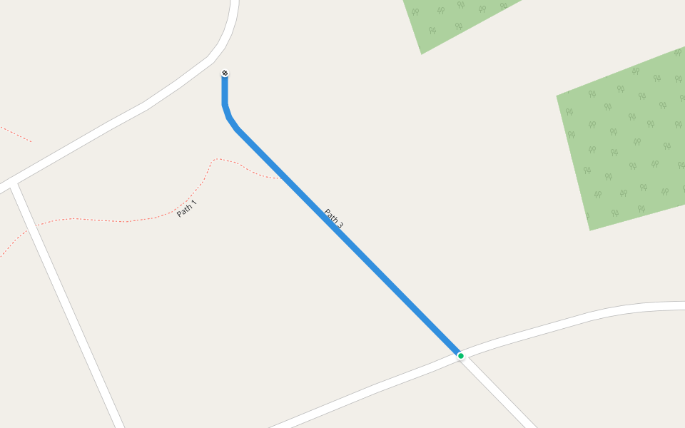 Path 3 walking route map in ناصر