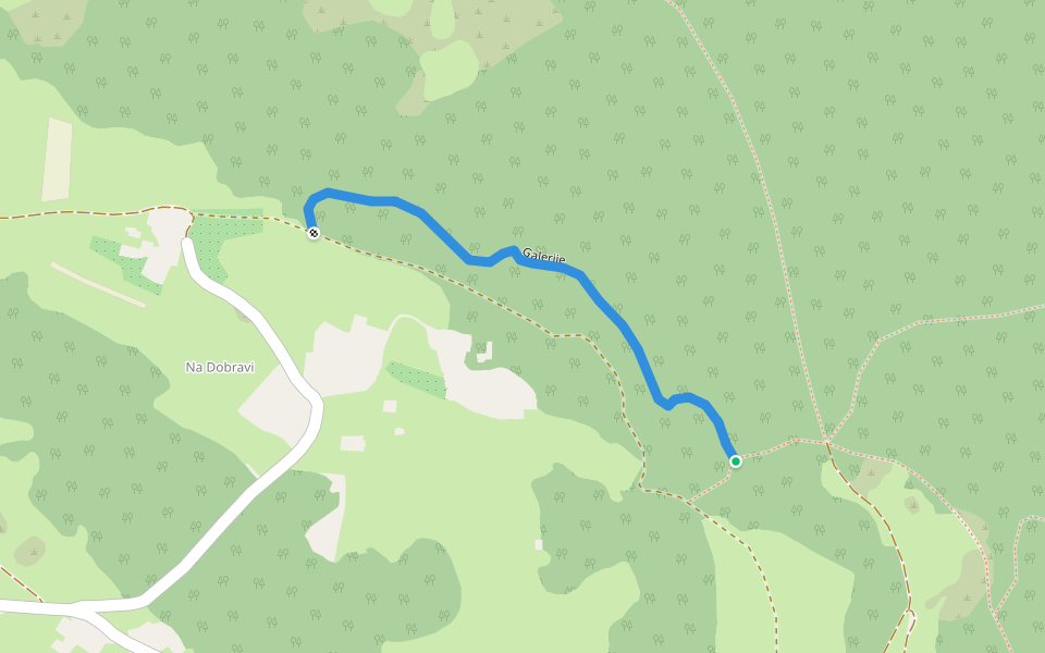 Galerije walking route map in Zgornja Lipnica