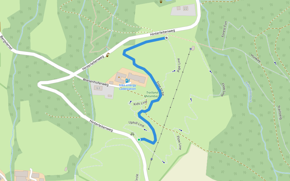 Free to be walking route map in Berg-und Hinterleitenviertel