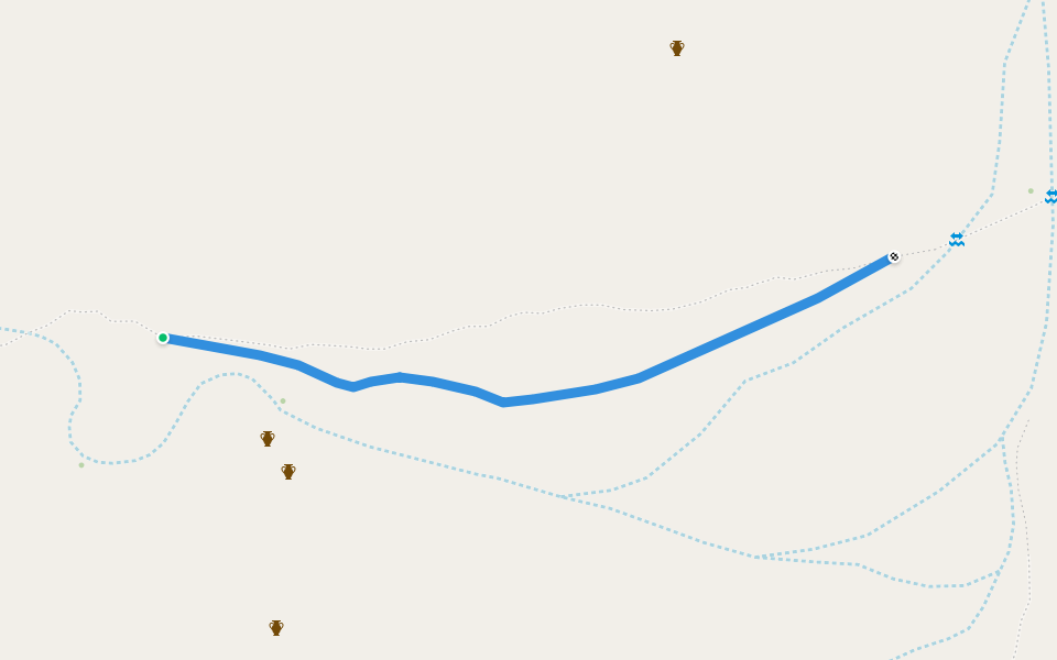 herders and tourist path walking route map in Djanet