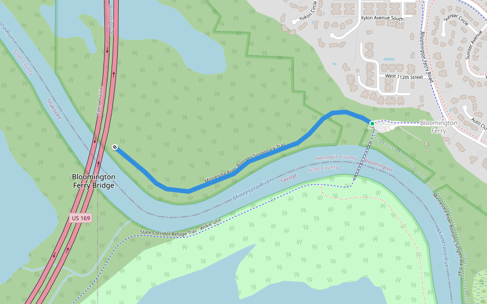 Bloomington Ferry Refuge Trail
