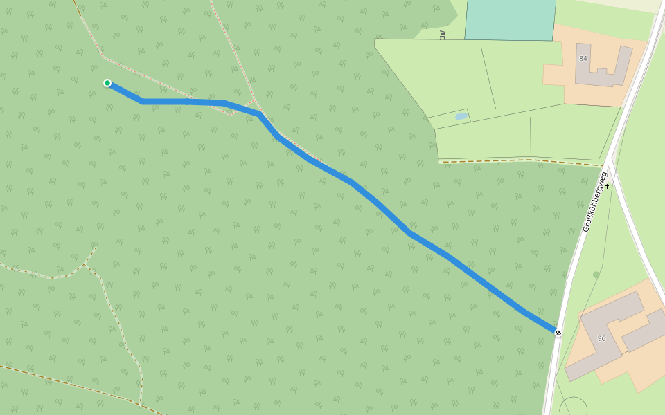 Kleinkühbergweg Wanderweg 42 walking route map in Gföhl