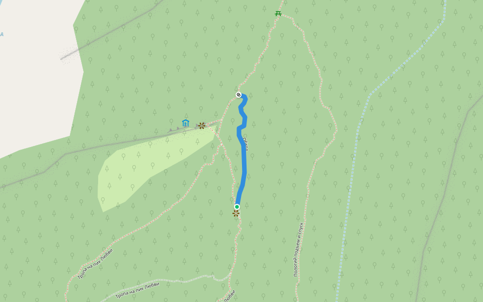 Обход walking route map in Arshan