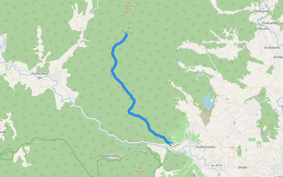 stoney ridge walking route map in Don Pao