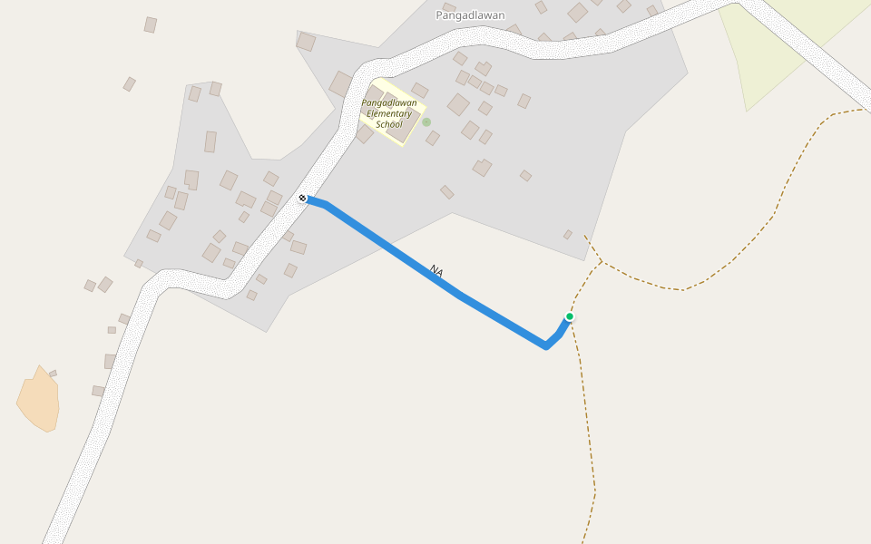 NA walking route map in Daanbantayan