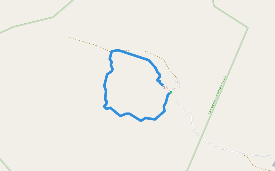 Jump Up Loop walking route map in Opalton