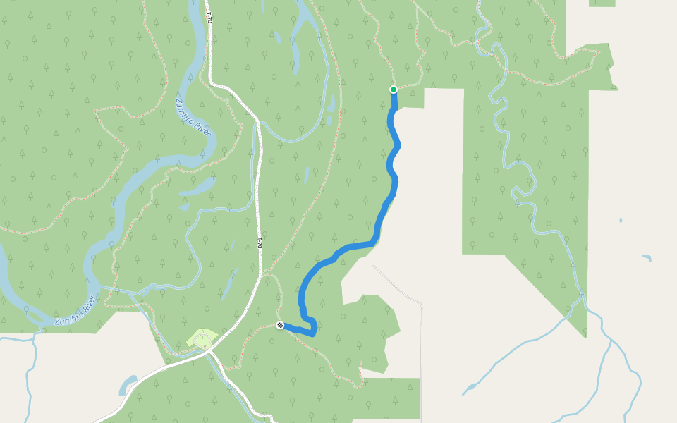 Ant Hill Trail walking route map in Kellogg