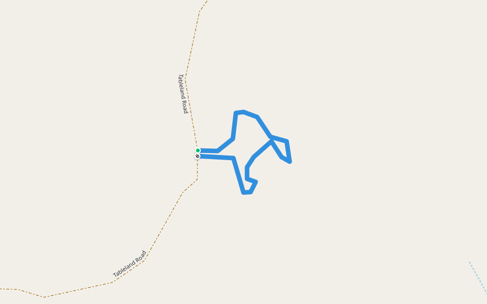 Kroombit Rainforest Walk walking route map in Cania