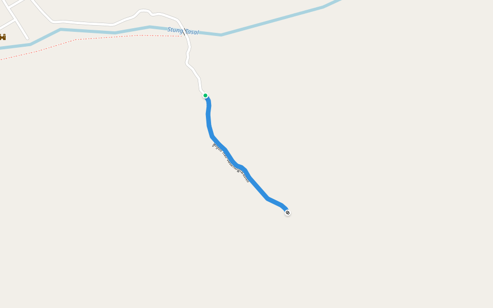 ផ្លូវចូល កសិ-រមណីយដ្ឋានឱរ៉ាល់ walking route map in ឃុំ ក្រាំងដីវ៉ាយ