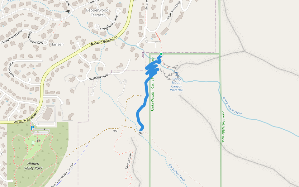 Bonneville Shoreline Trail - Rocky Mouth Canyon Section