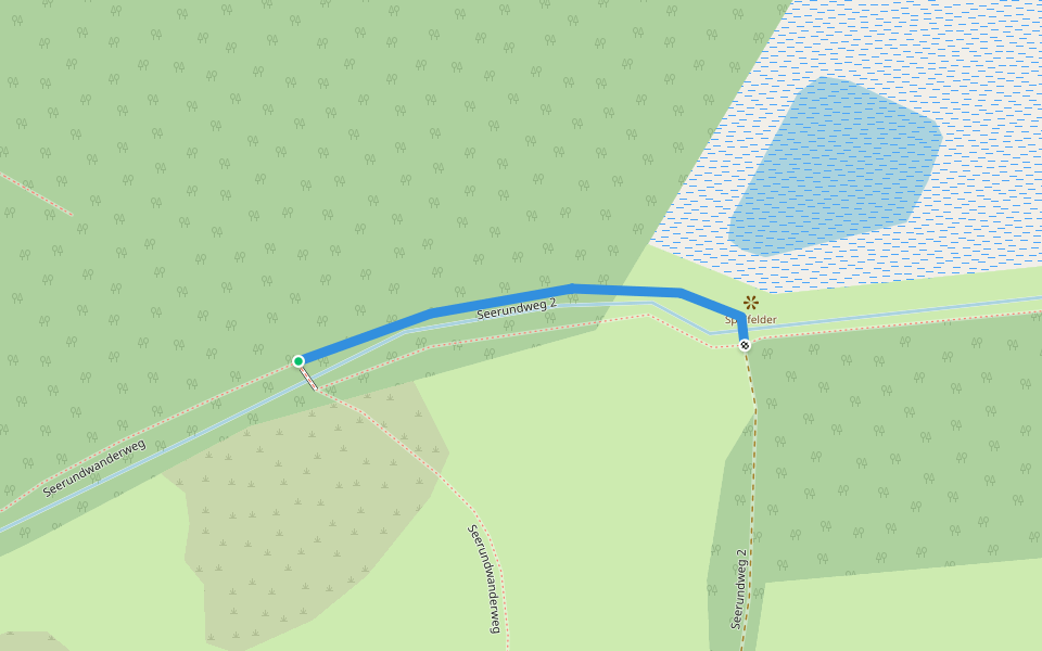 Seerundweg 2 walking route map in Geestland