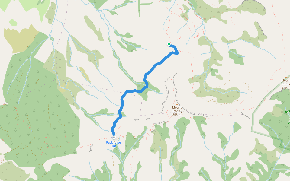 Faulkner Track walking route map in Charteris Bay