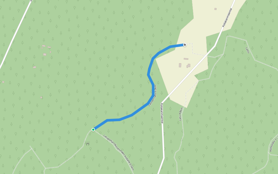 Likosen latu 6,0km walking route map in Ylätalo