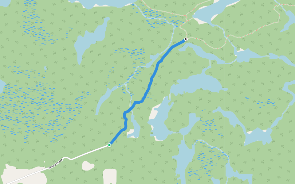 atv trail walking route map in Corbeil