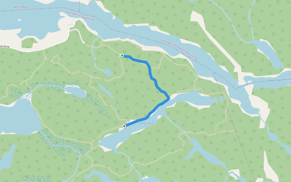 Yellow Trail walking route map in Corbeil
