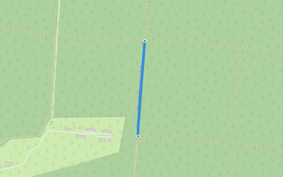 Заросшая/заваленная дорога (10.2018) walking route map in Pol'ova