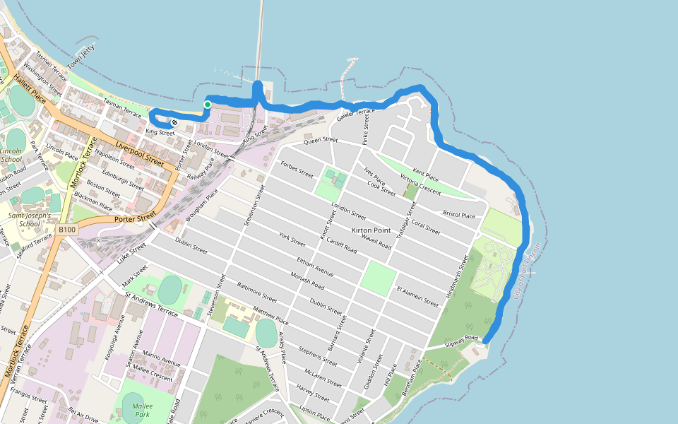 parkanilla walking route map in Port Lincoln