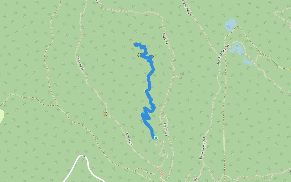 You Yangs Regional Park-Finders Peak Walk walking route map in Little River