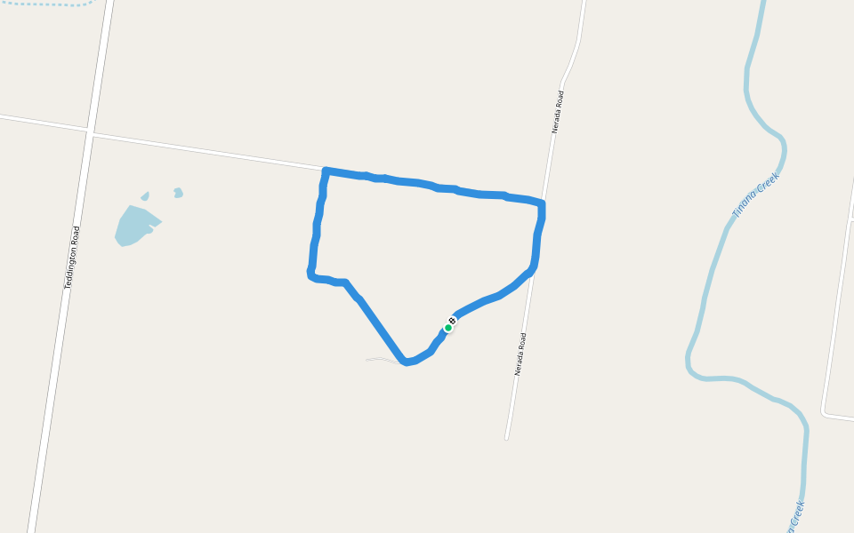 Tinana South walking route map in Tinana South