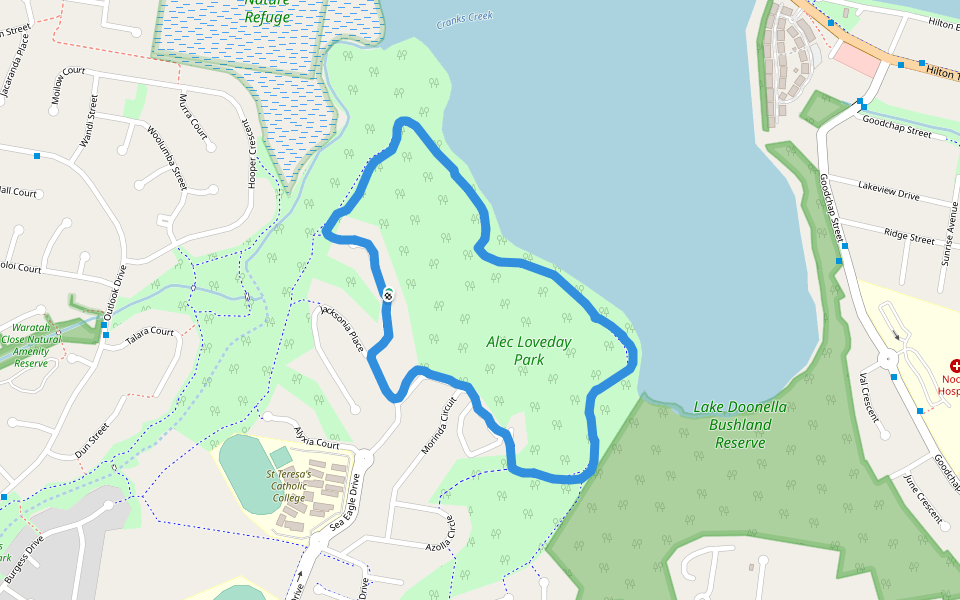 Parque Alec Loveday Caminar y correr Sunshine Beach, Queensland