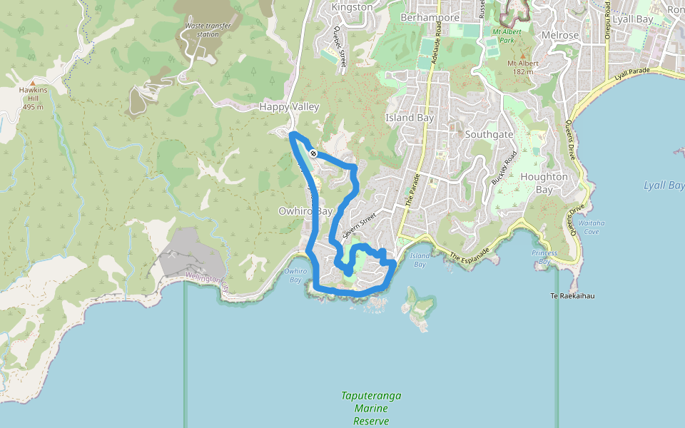 Owhiro Bay - Shoreland Park