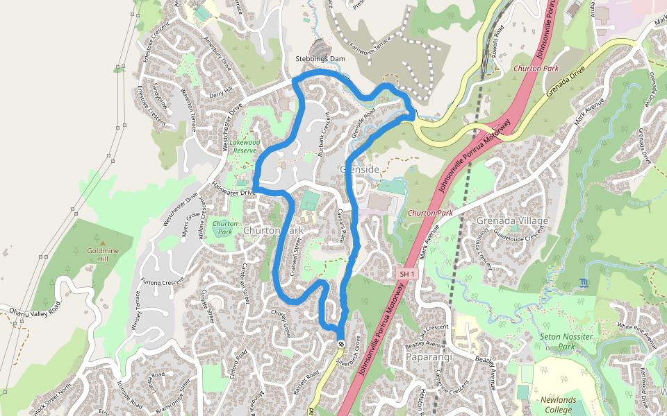 Glenside - Lawson's Track to Bushland Grove and Colchester Crescent