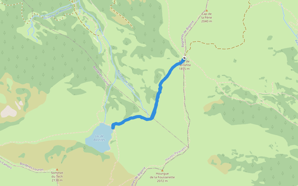 Part de Pierrefite - Lac de Bareilles