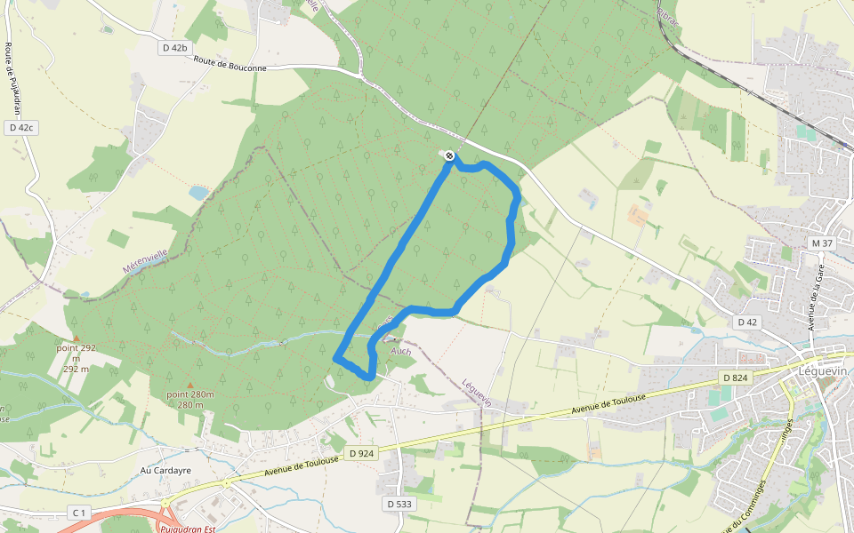 Forêt Domaniale de Bouconne Walking And Running Trail Pacer Forêt Domaniale de Bouconne Walking And Running Trail Pacer